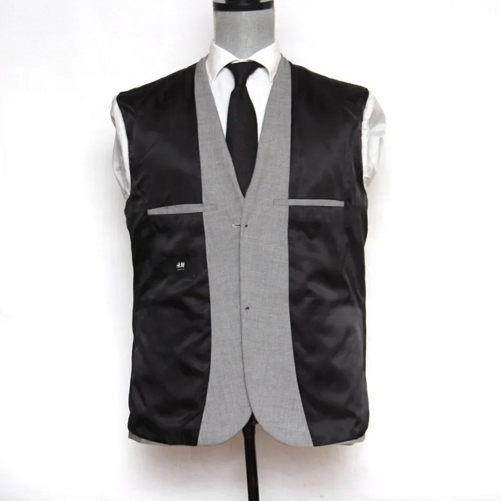 H&M Mens Skinny-Fit Blazer Sport Coat 46R 2-Bttn‎ Casual Jacket E081290